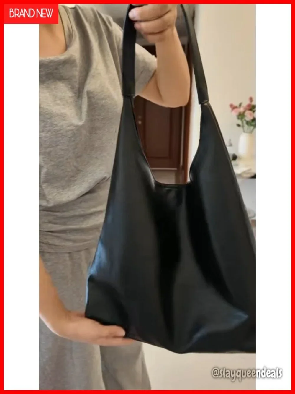 Soft Vegan Leather Hobo Bag for Women with Matching Wallet - Tote Purses for